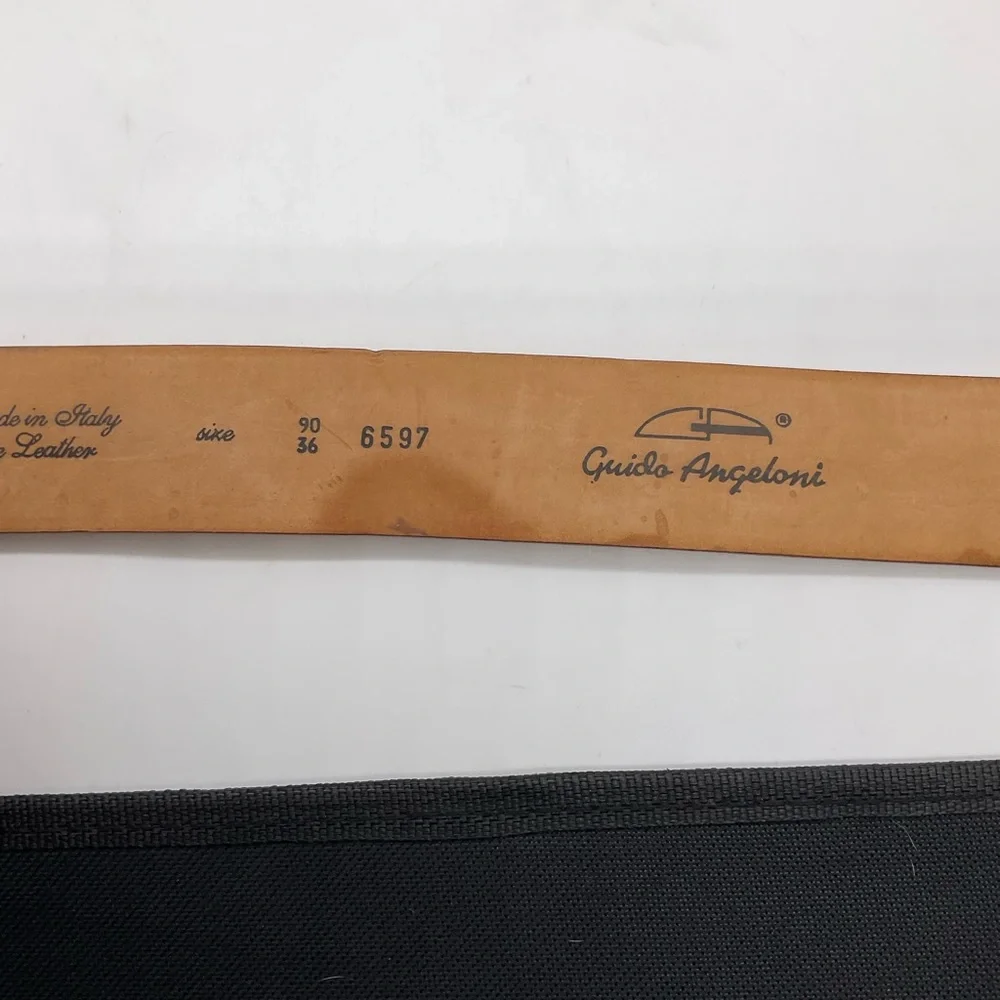 GUIDO ANGELOUI‎ ITALIAN MADE LEATHER BELT